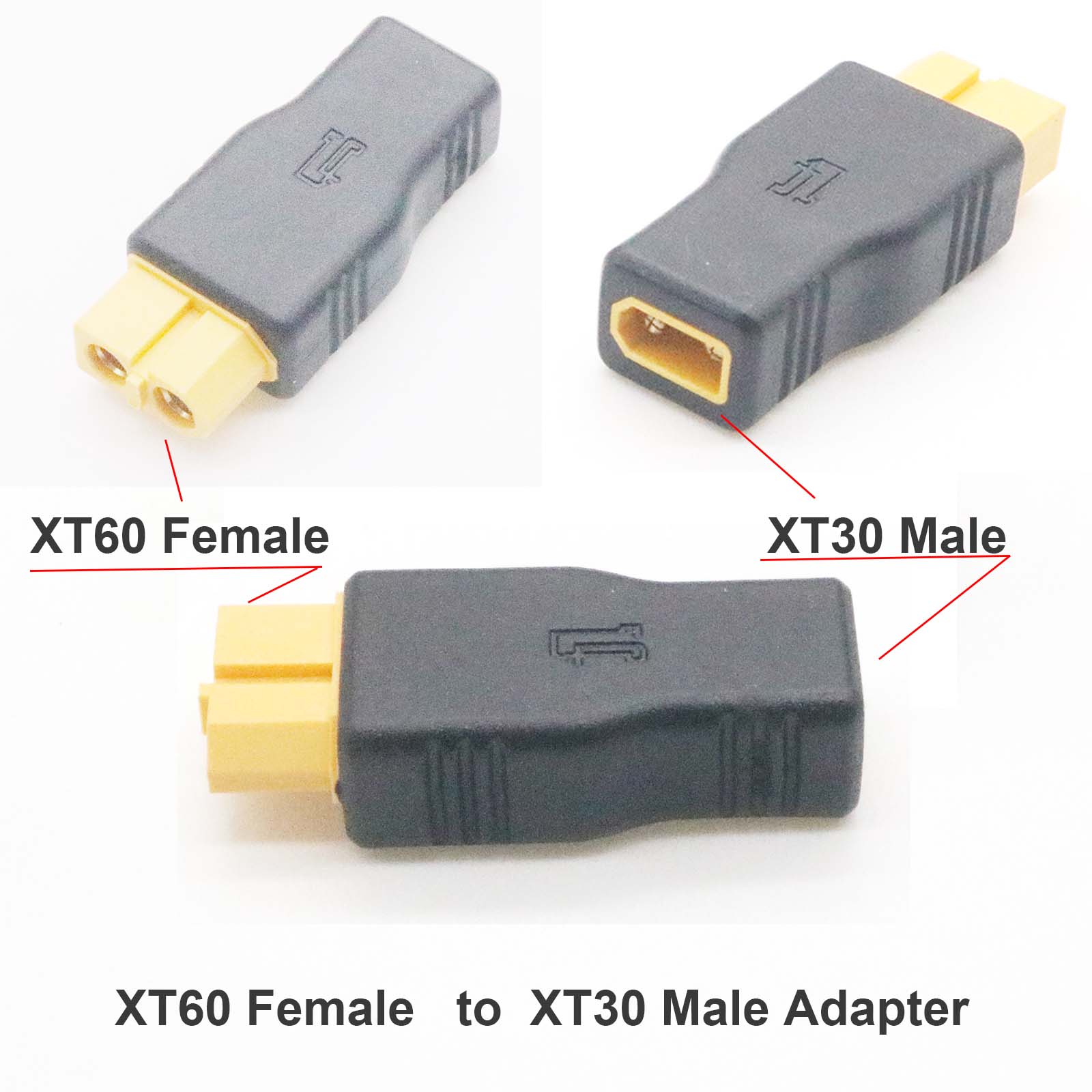 Fpv Drone Charger - XT60-Buchse auf XT30-Stecker Schnellladeadapter für Flugzeugmodelle
