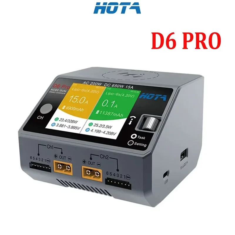 HOTA D6 Pro 200W AC/650W DC Du – Fpv Drone Charger Bewertung und Preis